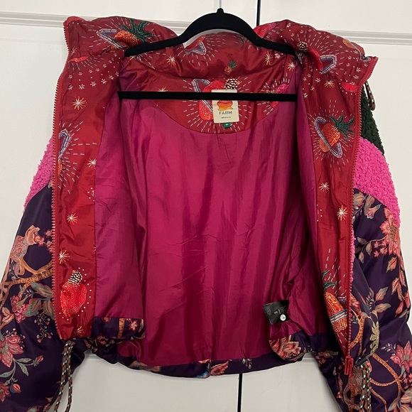 Farm Rio cropped puffer jacket - Picture 9 of 9